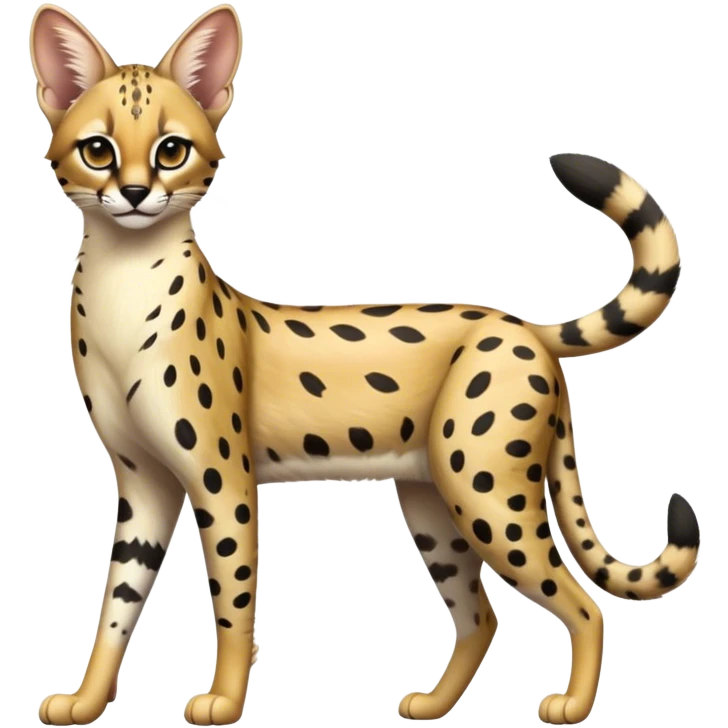 Serval-Genet-hybrid emoji