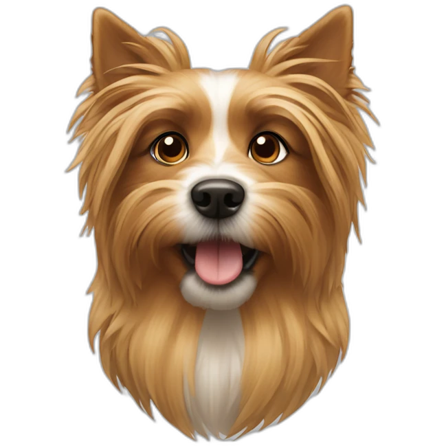 Yorshire dog and chitzu dog emoji