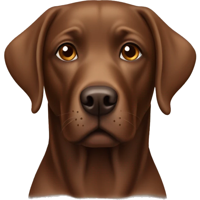 A brown Labrador  emoji