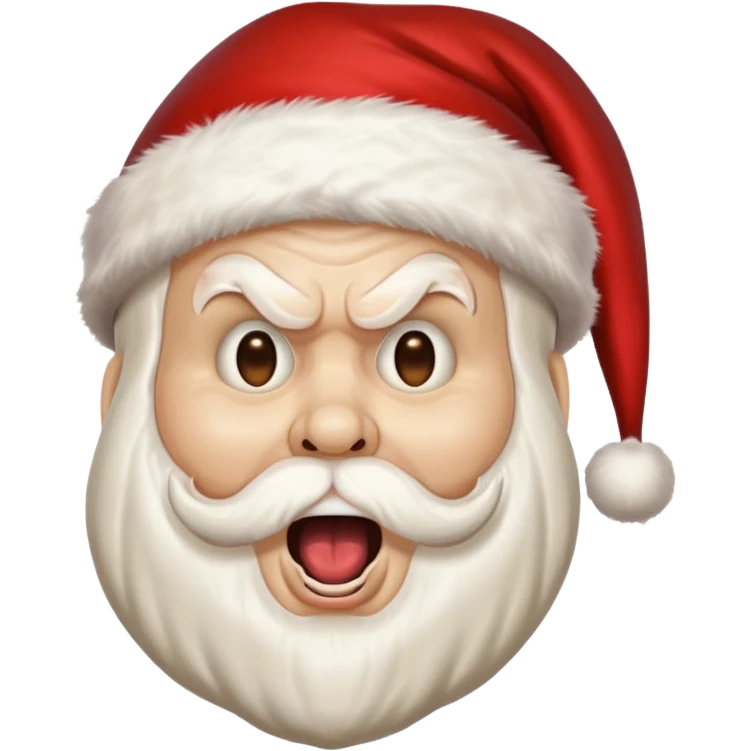 scream mask santa emoji