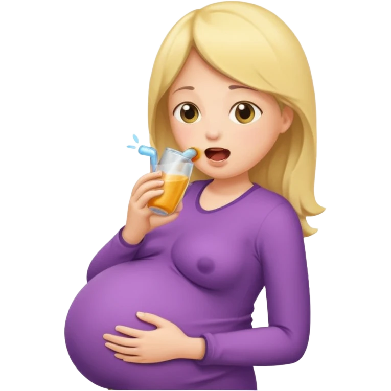 Pregnant women swallowing women whole emoji