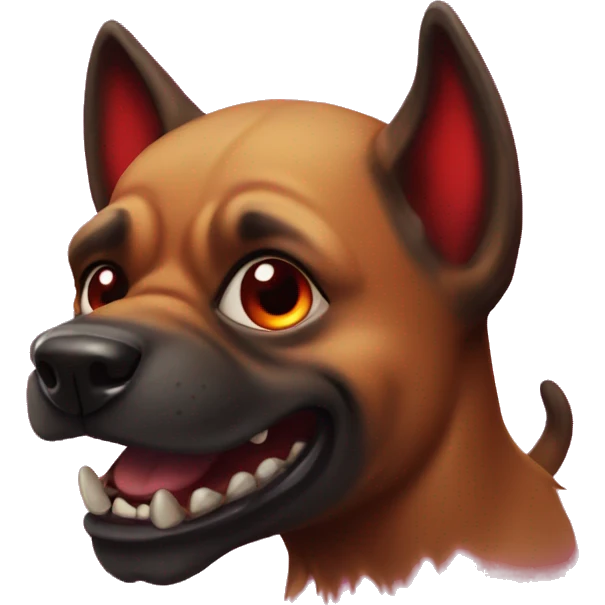 dog devil emoji