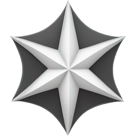 4 pointed star emoji