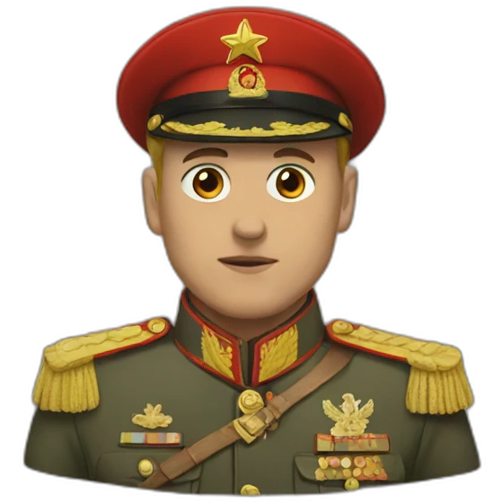 Red army emoji