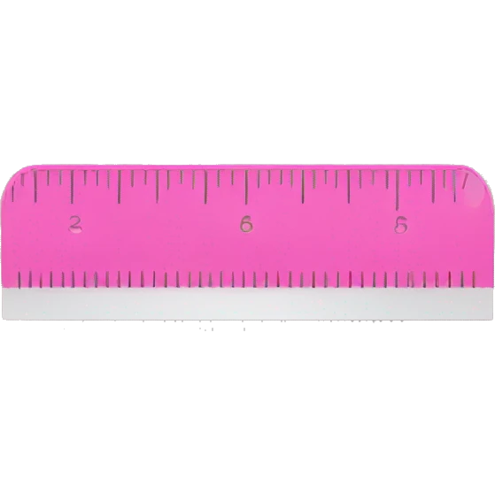 pink ruler emoji