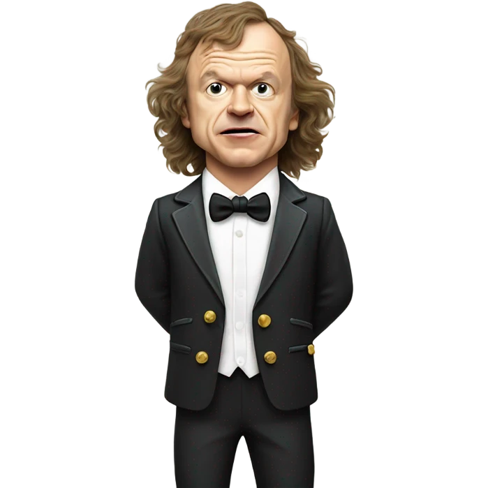 Angus Young in stage suit emoji