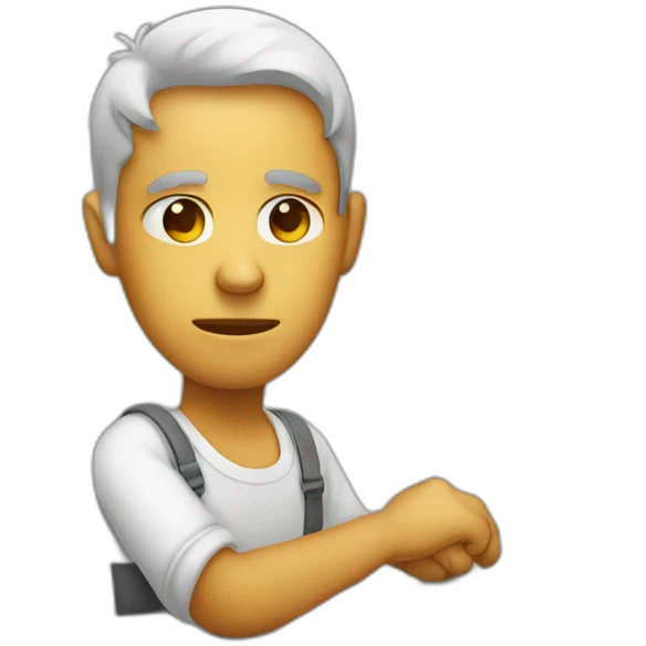 Burned out graphic designer. emoji
