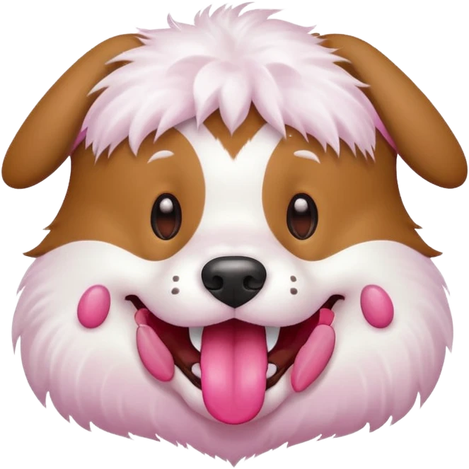 Dog laughing  emoji