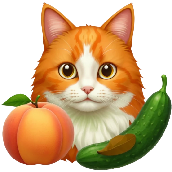 🌍🍑🥒😺 emoji