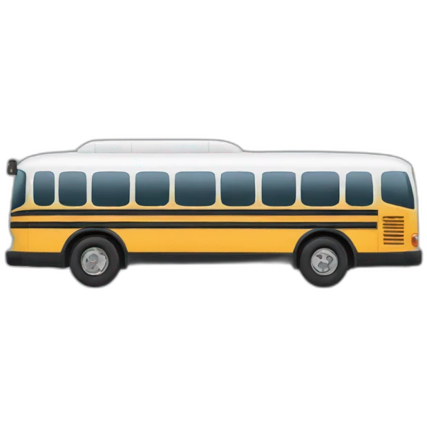 Bus from the side emoji