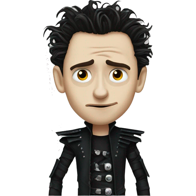 Tom Hiddleston as Edward Scissorhands emoji