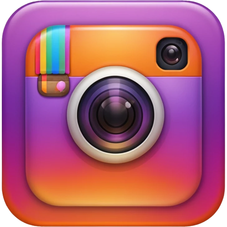 make an icvon of insatram of real instagram emoji