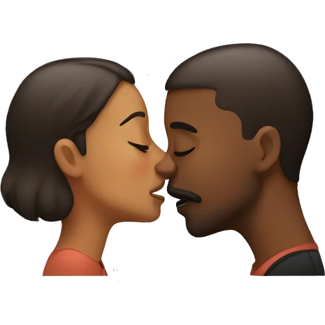 Two persons Kissing emoji