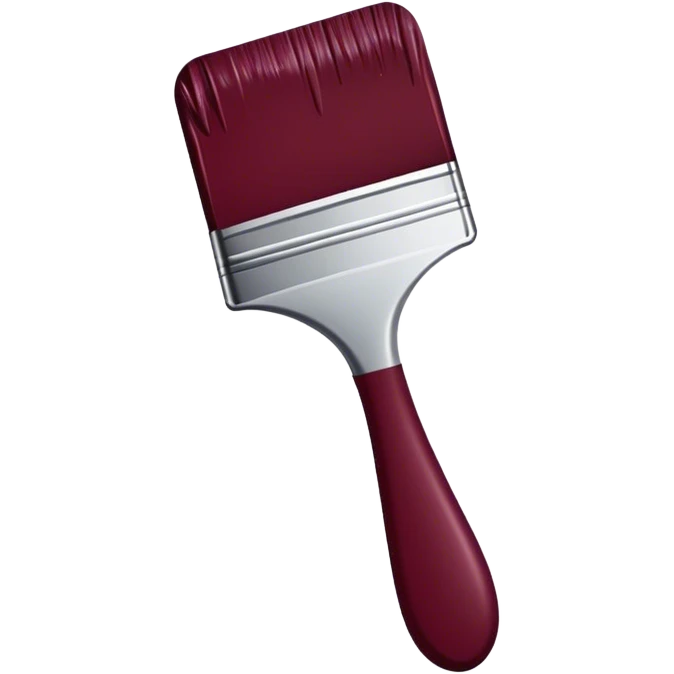 Burgundy paint emoji