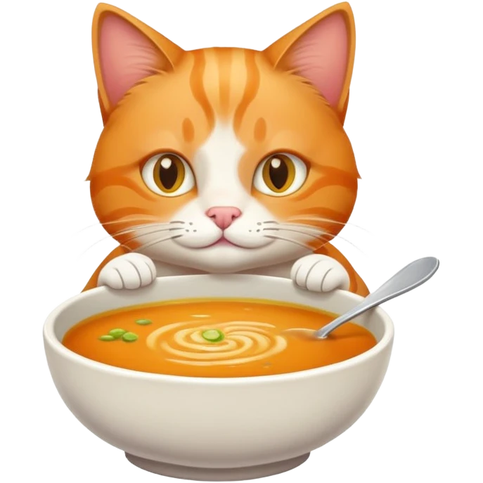 котик ст суп, рыжий emoji
