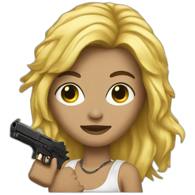guns and roses emoji