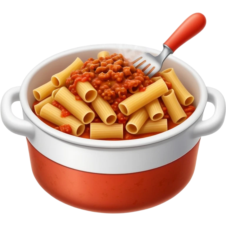 Rigatoni bolognese  emoji
