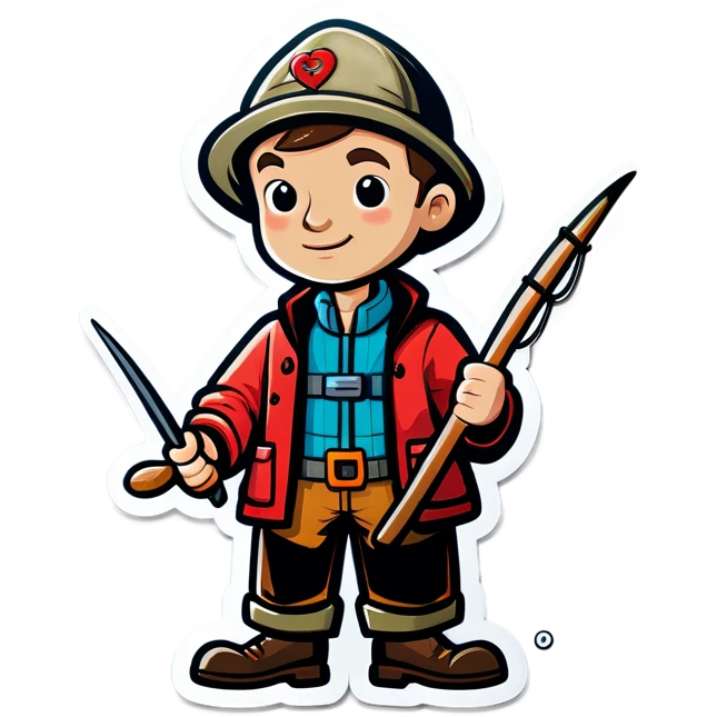 Fisherman valentine  emoji
