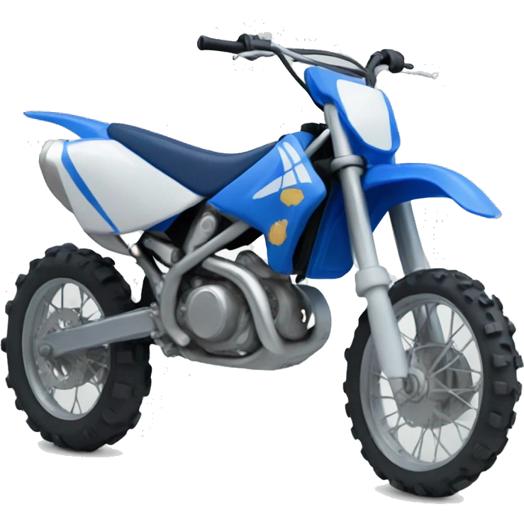 Blue Dirtbike  emoji