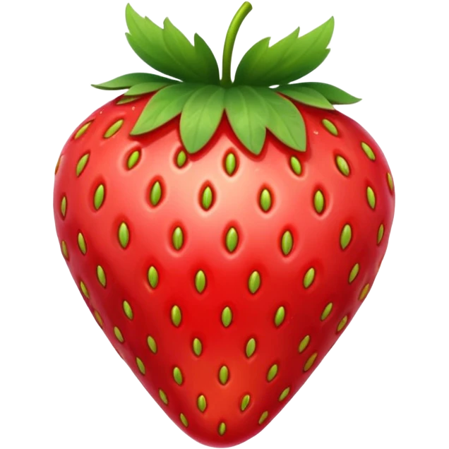 Una fresa pero en boseto emoji