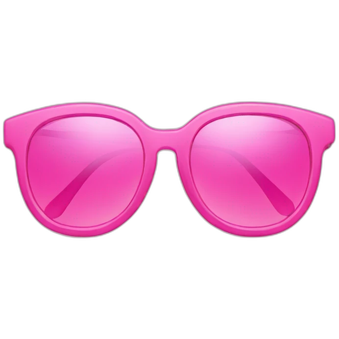 Pink sunglasses emoji