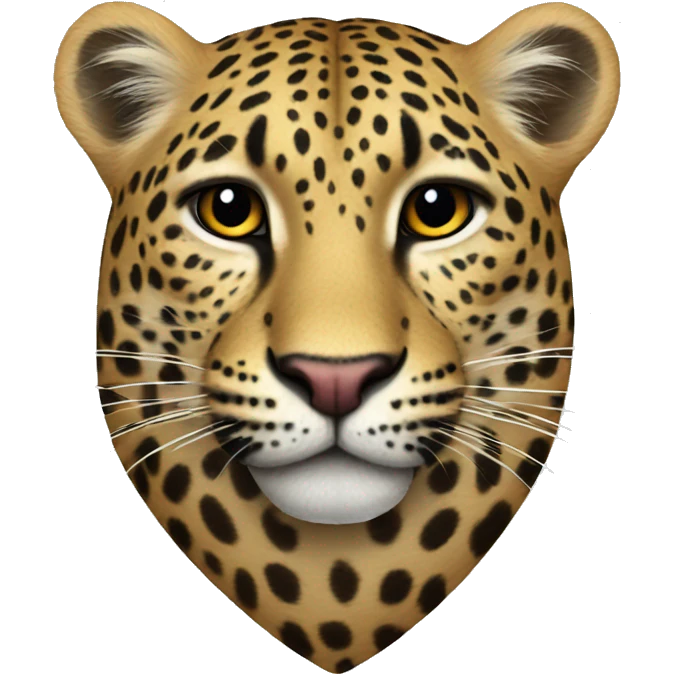 Leopard heart emoji