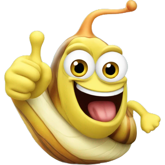 Gary the snail from SpongeBob giving a thumbs up emoji