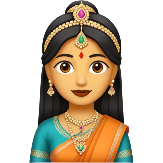 India woman emoji
