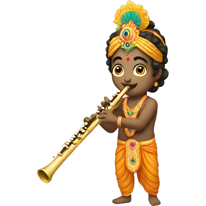 Krishna Flute emoji