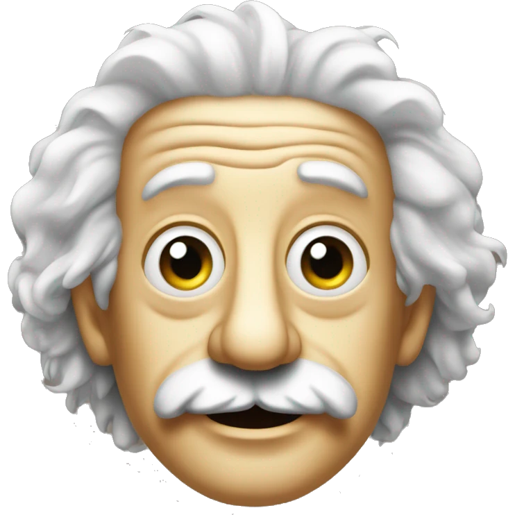 einstein stile robot emoji