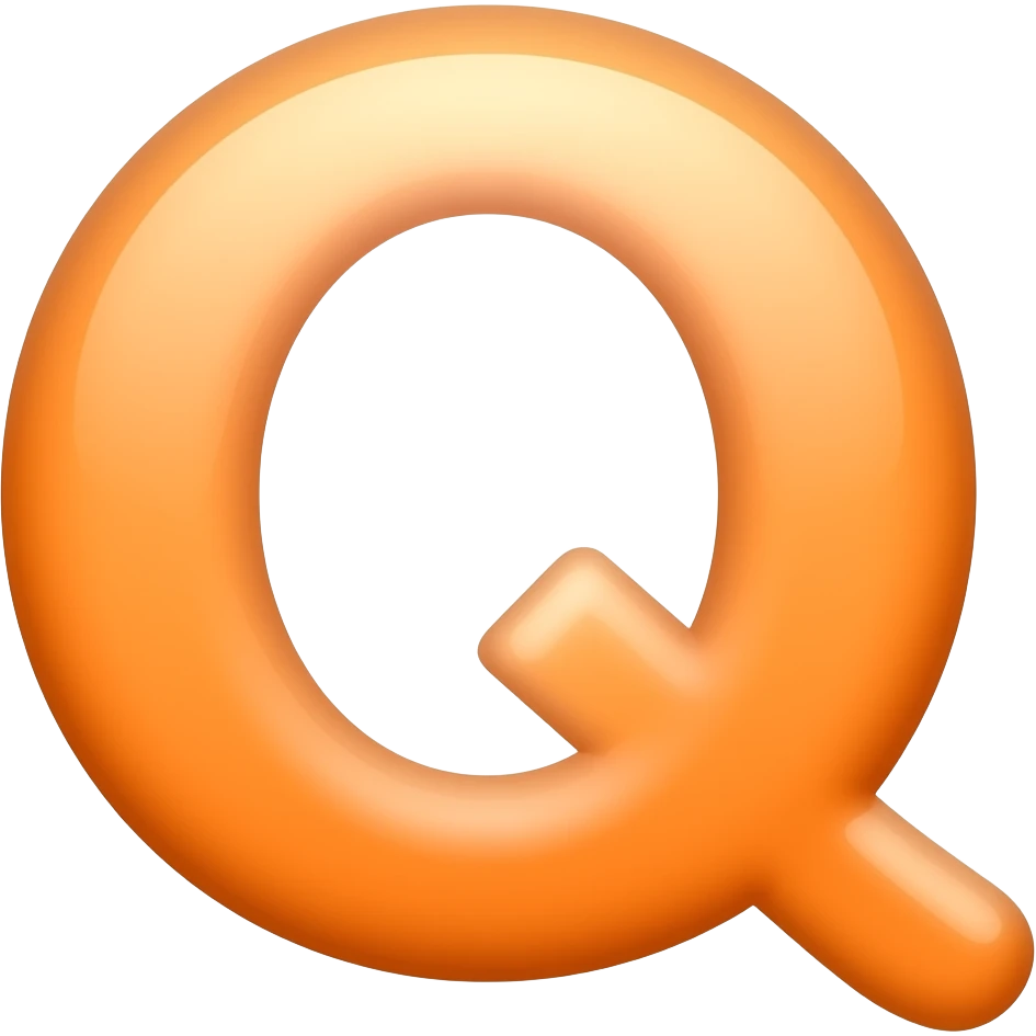 Orange Blossom letters in orange color emoji