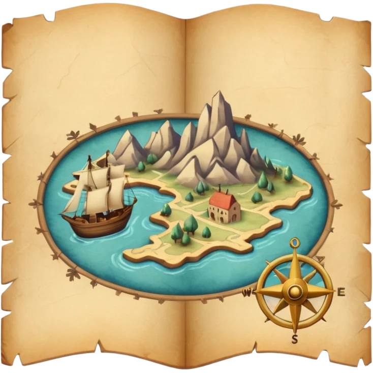 exploration map emoji