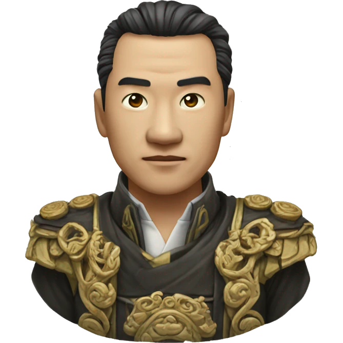 带有机器人修饰的黄脸表情 emoji