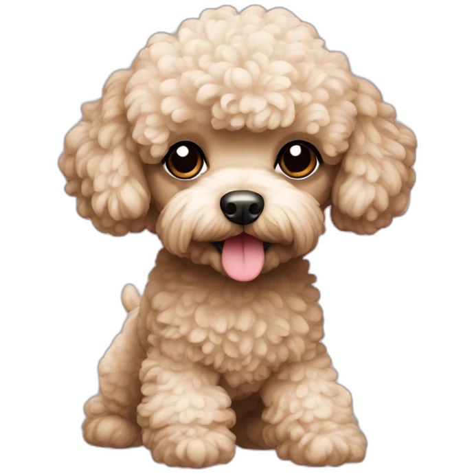 toy poodle emoji