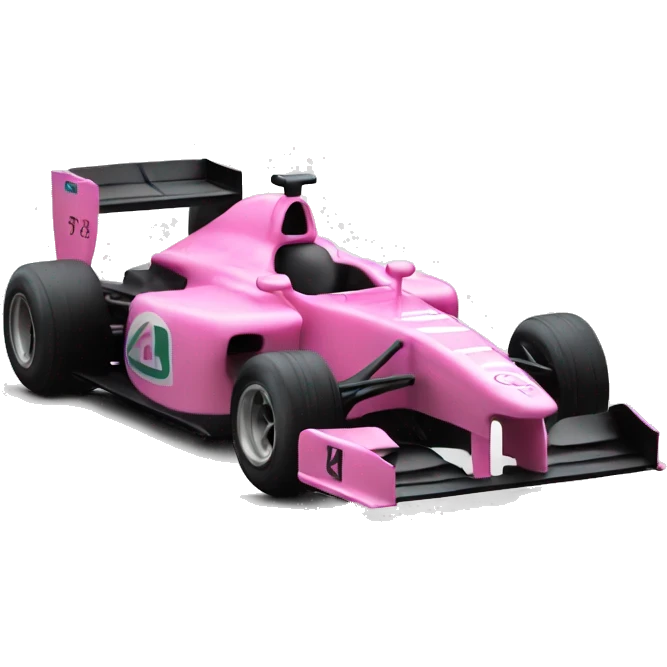 Car formula 1 pink emoji