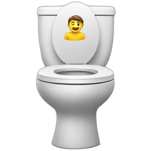 person on a toilet emoji
