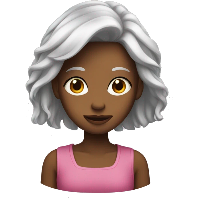 Fille folle emoji
