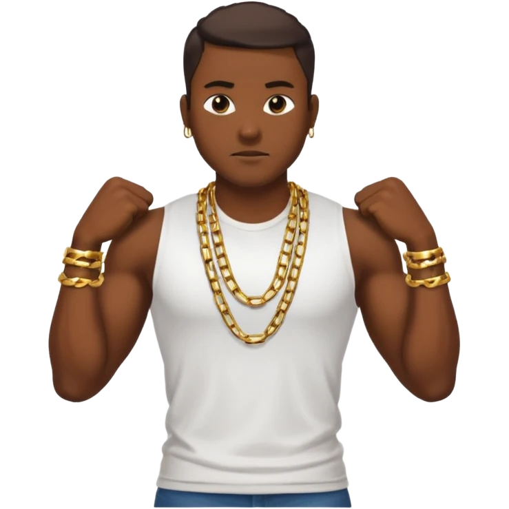 Money showing his waist emoji