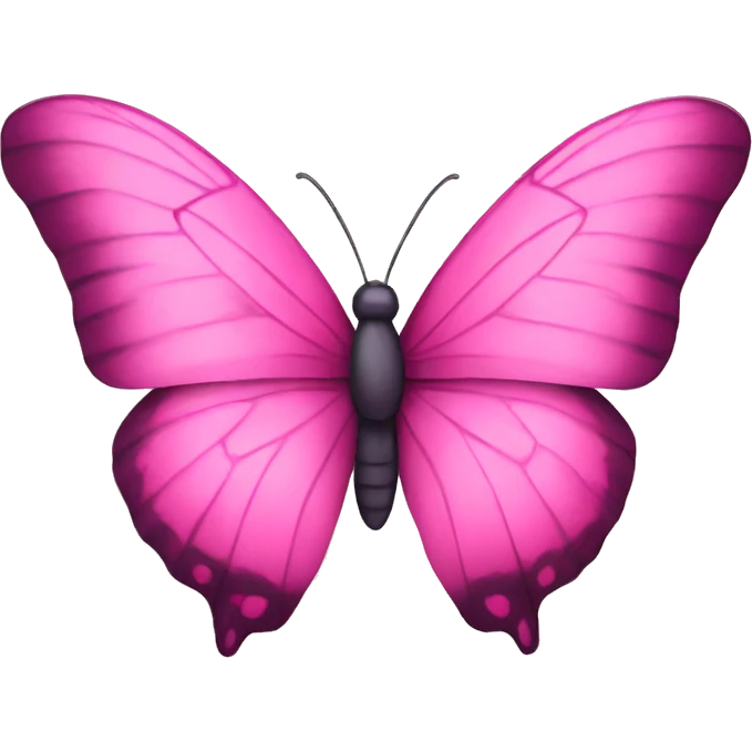 Pink butterfly  emoji