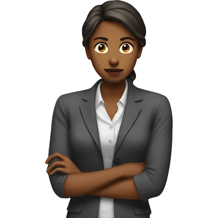 Woman questioning man emoji