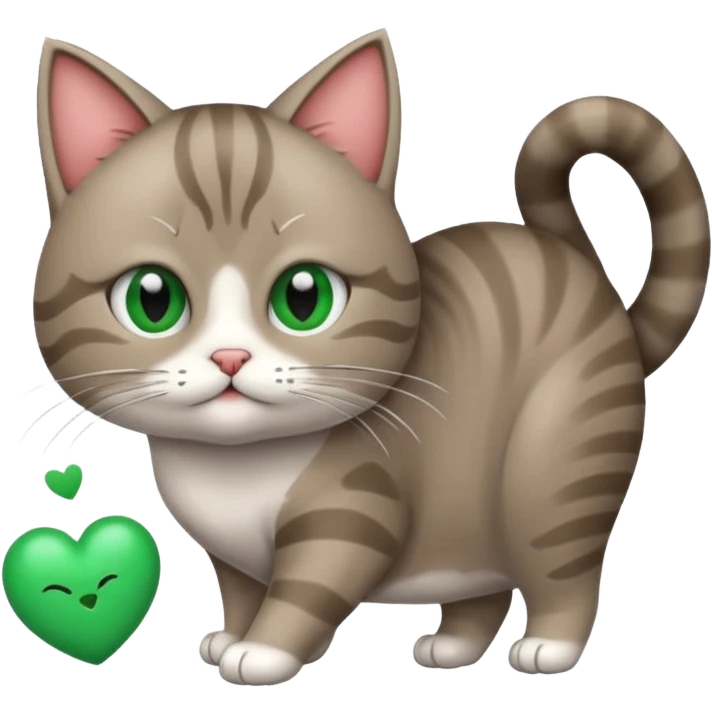 Gato jogando beijo  emoji