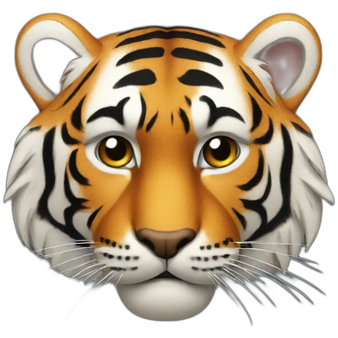 tiger with leather emoji