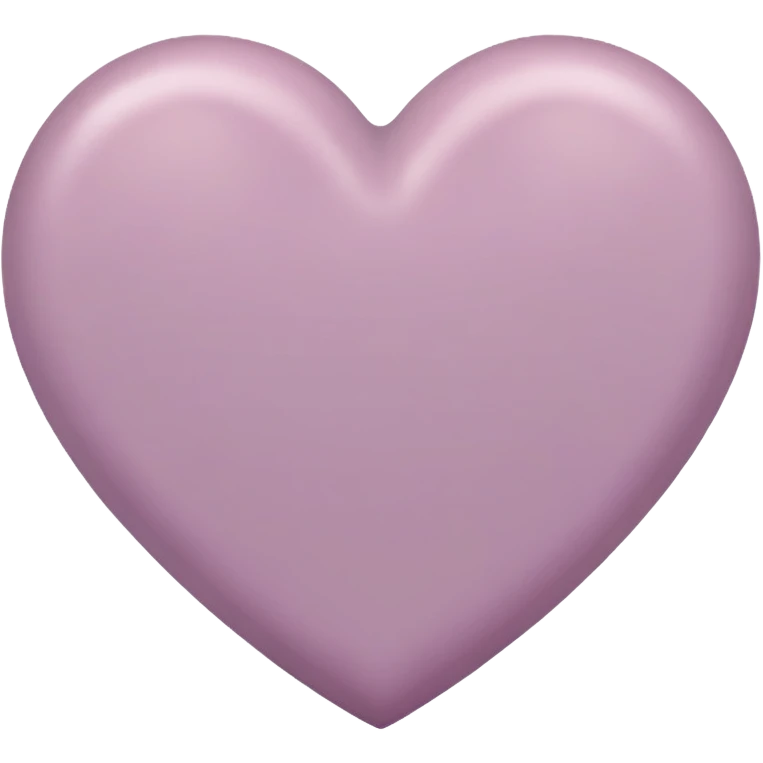 A heart with mauve emoji