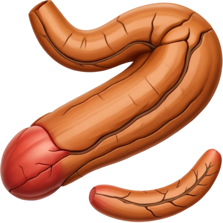 A lifelike penis emoji