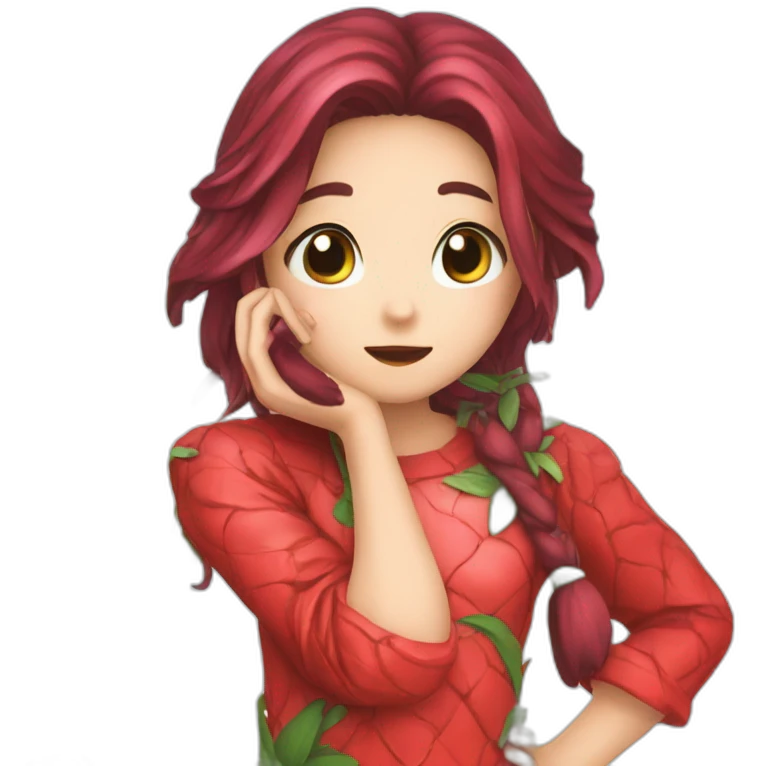 FRAISE KAIWAII emoji