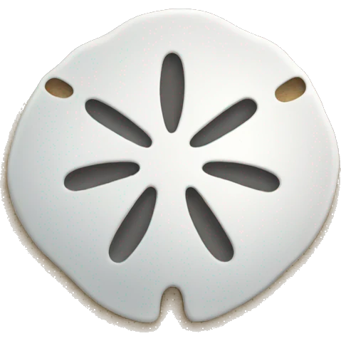 Sand dollar emoji