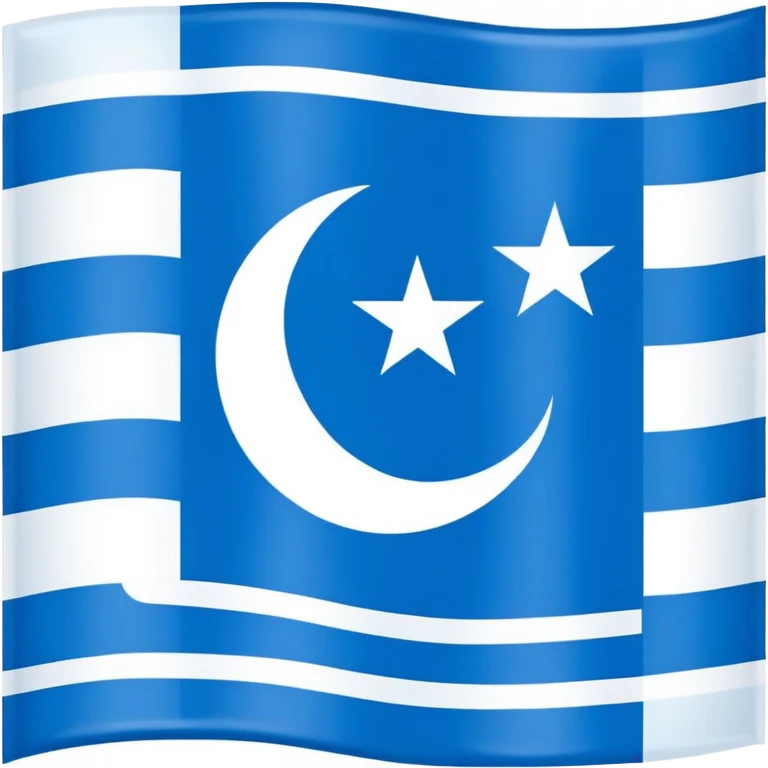 Flag of eastturkestan  emoji