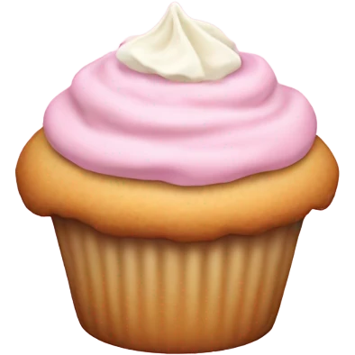 pastel pink vanilla muffin emoji