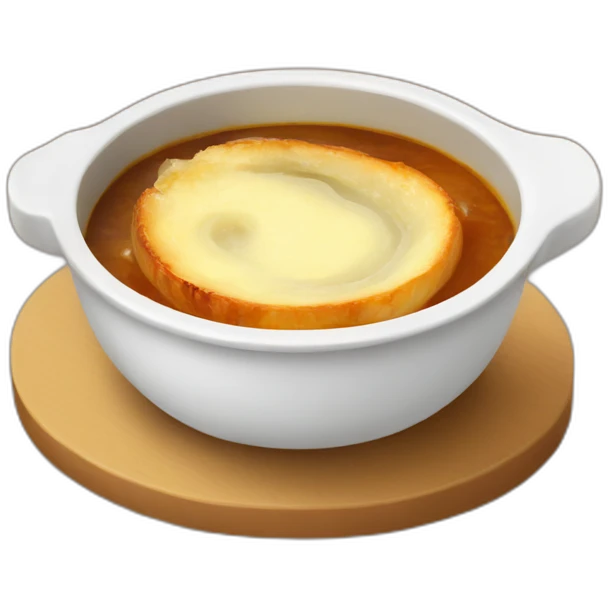 French onion soup emoji