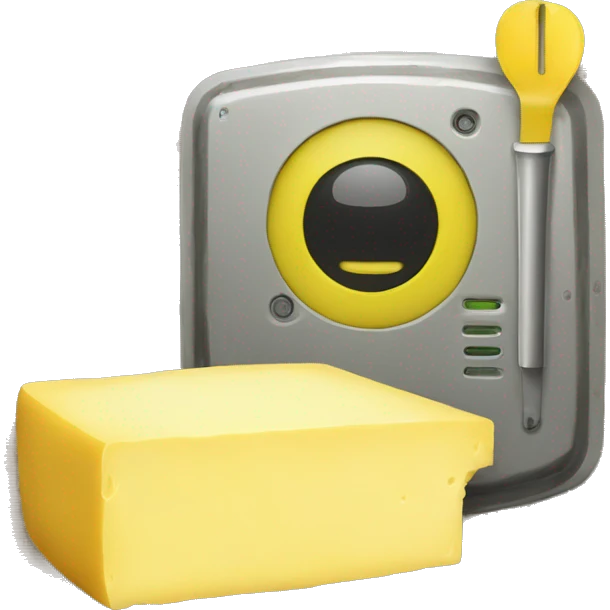 Vercel symbol on Rick and morty pass the butter bot emoji